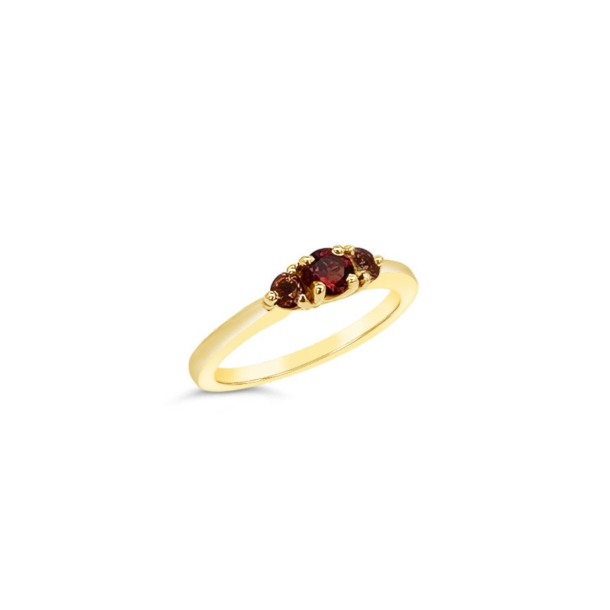 14K Yellow Gold Madeira Citrine and Citrine Ring