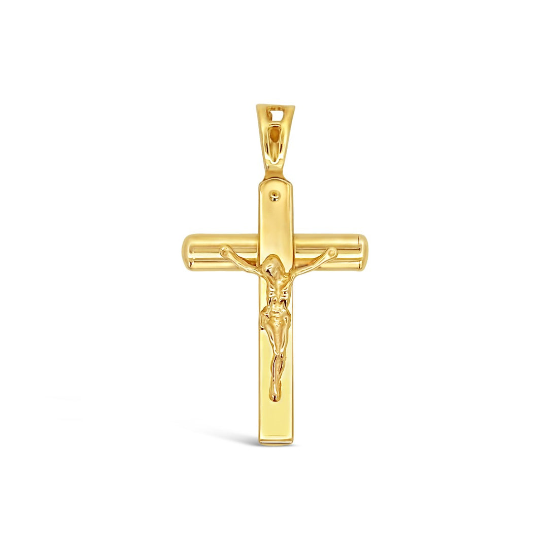 14K Yellow Gold Cross Pendant