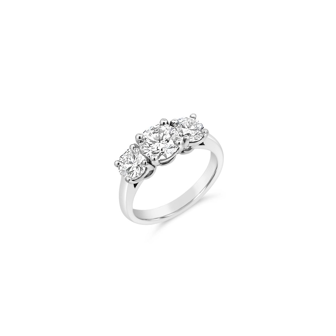 Platinum Diamond Estate Engagement Ring