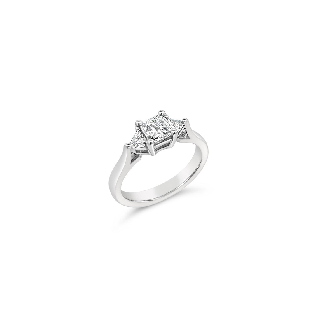 Platinum .72 Carat Diamond Engagement Ring