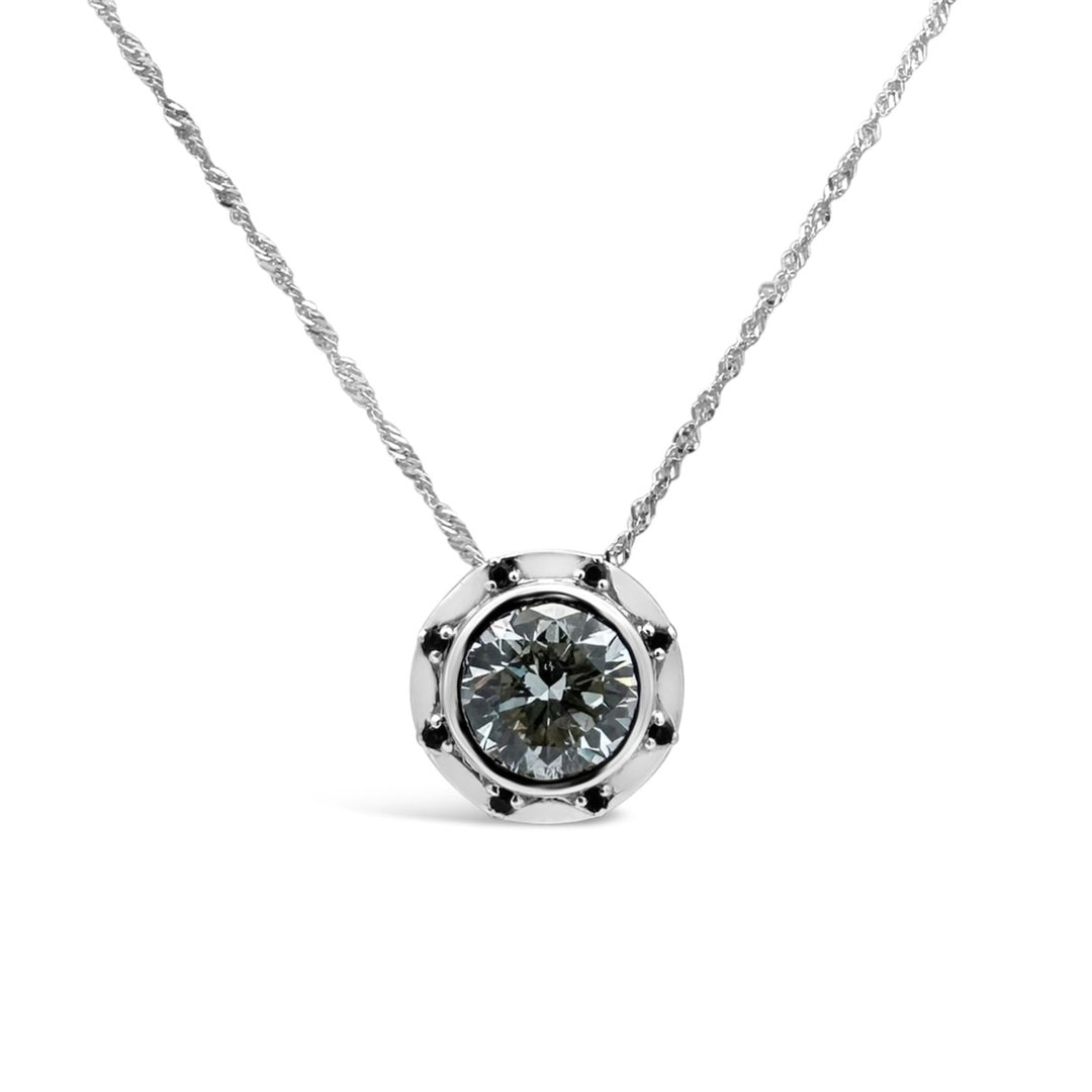 Platinum 1.97 Carat Diamond NTF Custom Necklace