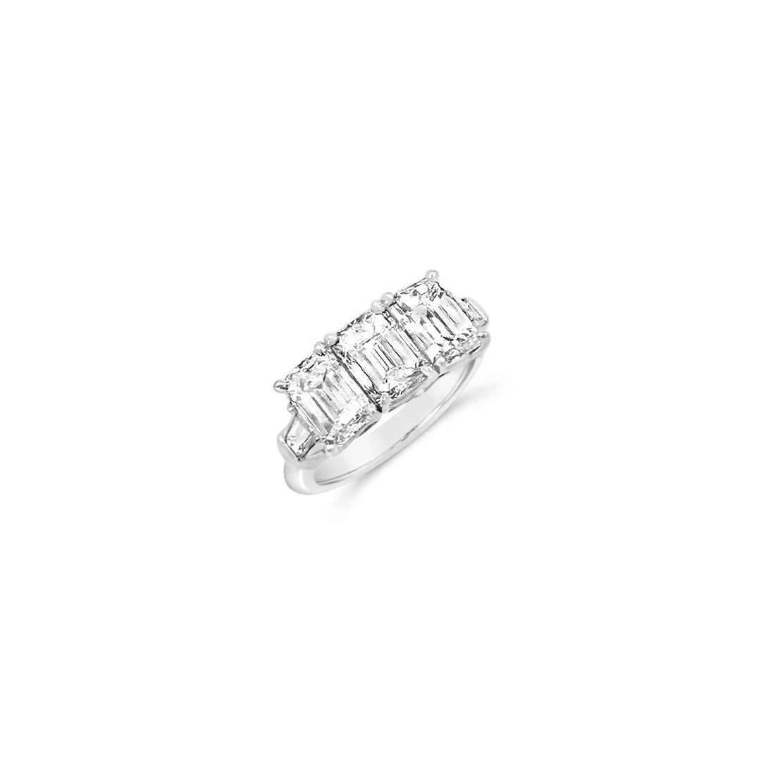 Platinum 3.66ctw Diamond Engagement Ring
