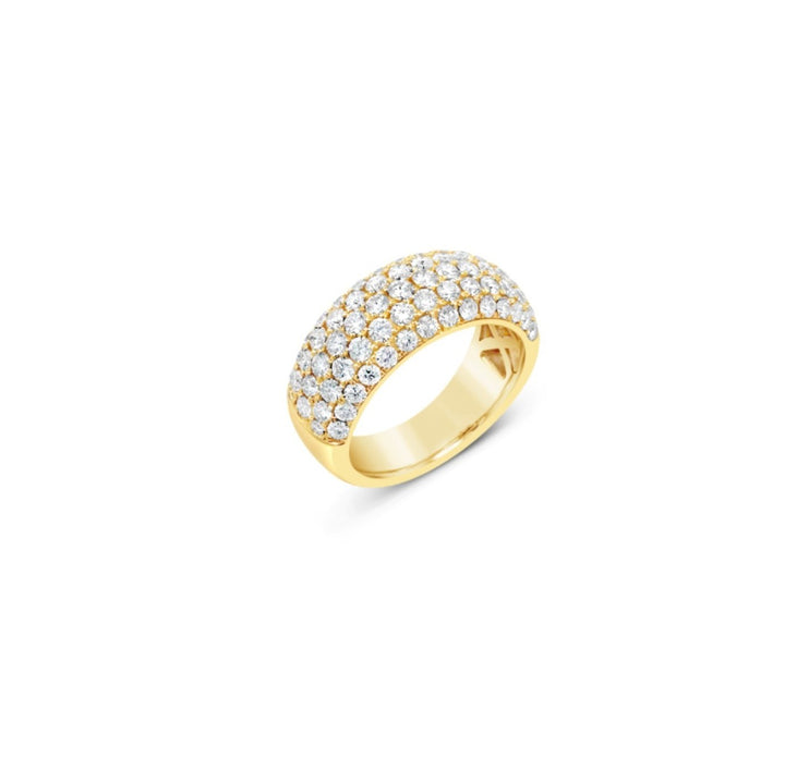 18K Yellow Gold 1.81 CTW Diamond Pavé Cocktail Band
