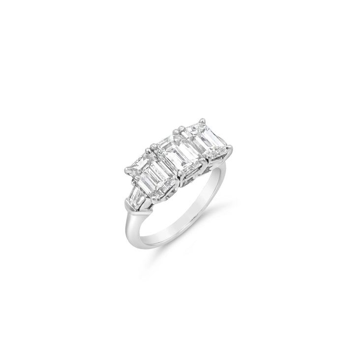 Platinum 3.66ctw Diamond Engagement Ring