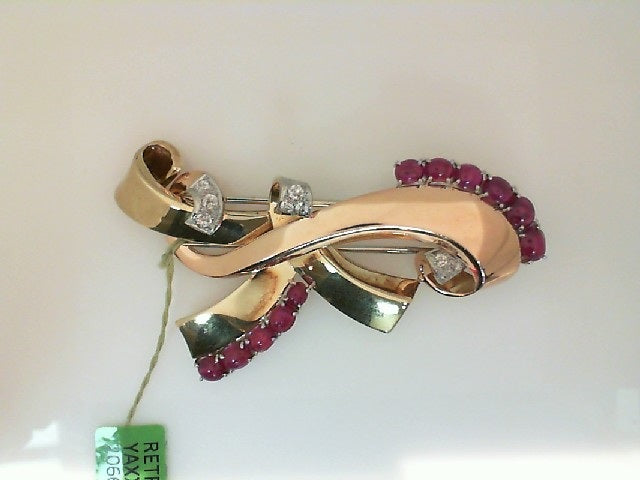 Colored Stone Pins & Brooche
